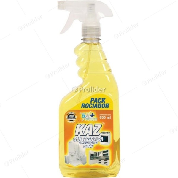 Sacagrasa Kaz Gatillo 650 ml Limón