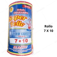 Bolsas Plásticas Transparentes en Rollo / 7 x 10 / 100 unidades