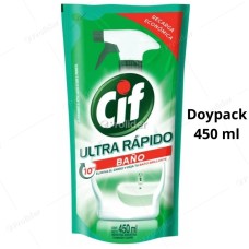 Limpiador Líquido Cif Baño Sachet 450 ml