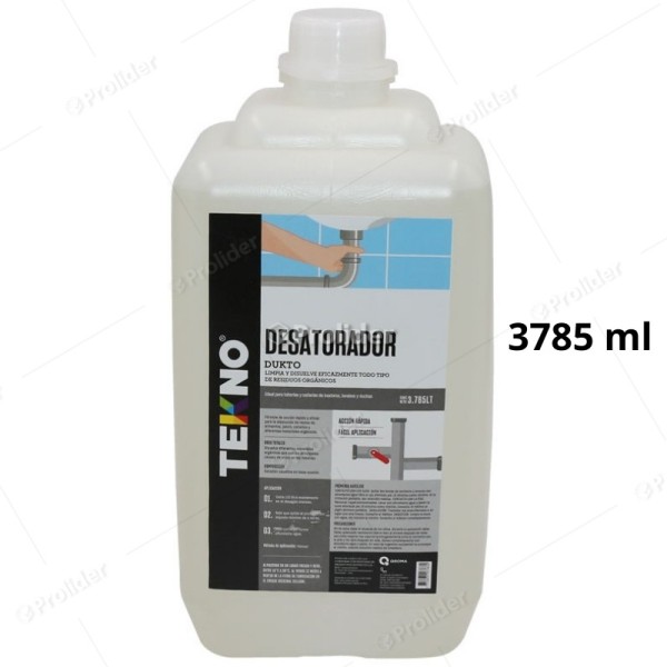 Desatorador Dukto Tekno Galón 3.8 Litros