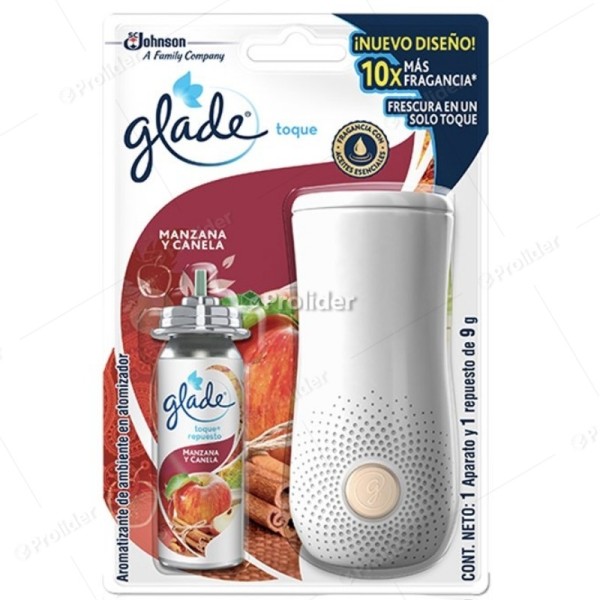 Ambientador Toque Glade Completo Manzana Y Canela