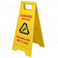 Señalización Piso Mojado Genérico Amarillo