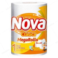 Rollo Papel Toalla Megarollo Nova Doble Hoja
