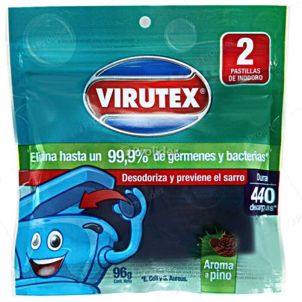 Pastillas Tanque WC Virutex Paquete x 2 unidades