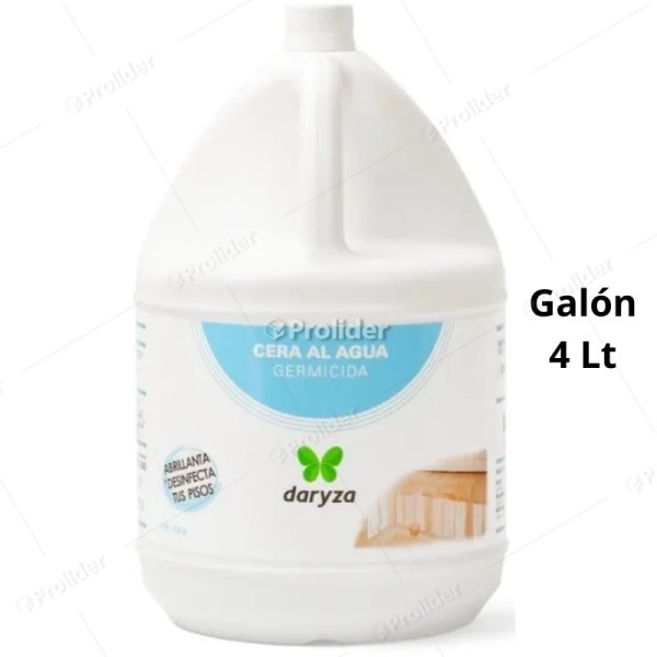 Cera Al Agua Germicida Daryza Galón Neutral