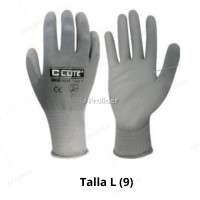 Guantes de Badana Gris Clute Talla 9 (L)