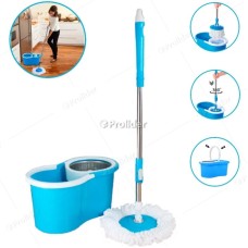 Set Trapeador Giratorio Automático Spin Mop de Microfibra