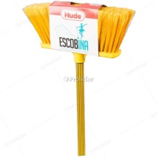 Escoba de Plástico Hude Escobina Ancho 30 cm Amarillo