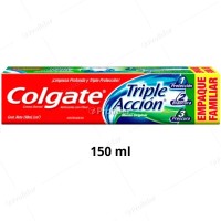 Pasta Dental Colgate Triple Accion 150 ml Empaque Familiar
