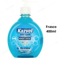 Jabón Líquido Kaz Antibacterial Frasco 400 ml con Dispensador Bouquet