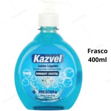 Jabón Líquido Kaz Antibacterial Frasco 400 ml con Dispensador Bouquet