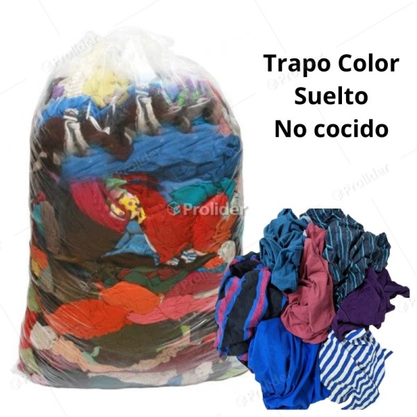 Trapo Industrial Suelto Color 1 Kilo