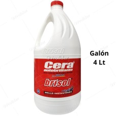 Cera Autobrillante Brisol Galón 3.8 Litros Rojo