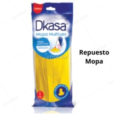 Repuesto Mopa Tipo Tiras Amarillas Dkasa 140 gr