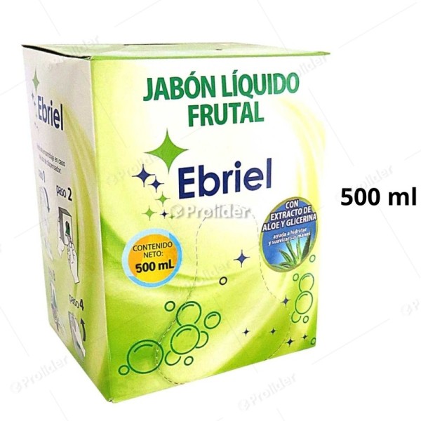 Jabón Líquido Ebriel Recarga Sachet 500 ml Frutal