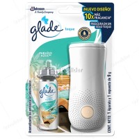 Ambientador Toque Glade Completo Paraíso Azul