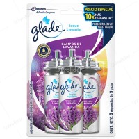 Repuesto Ambientador Toque Glade Paquete x 3 unidades Lavanda