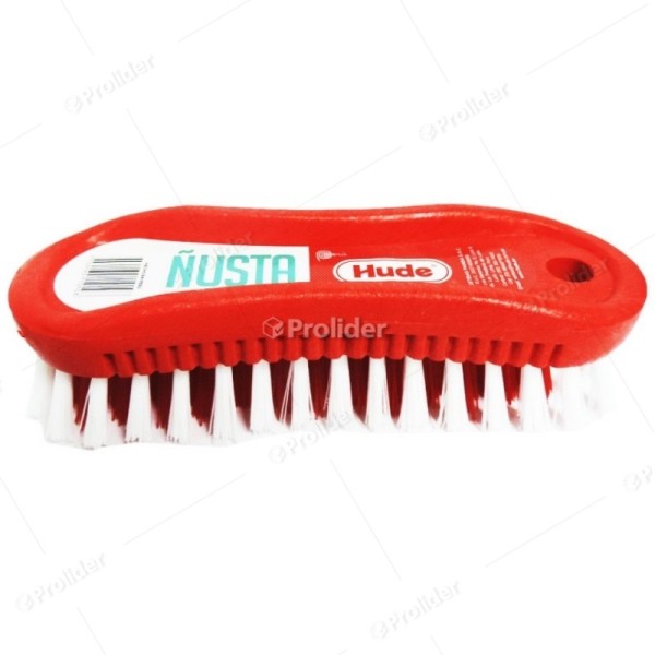 Escobilla de Plástico Hude Ñusta Sin Asa Rojo