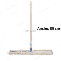 Trapeador Mopa Plana Rectangular Genérico Completo 80 cm
