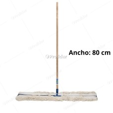 Trapeador Mopa Plana Rectangular Genérico Completo 80 cm