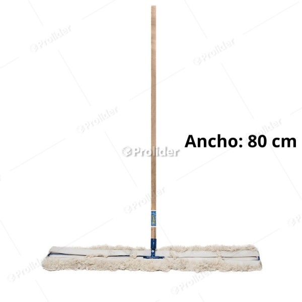 Trapeador Mopa Plana Rectangular Genérico Completo 80 cm