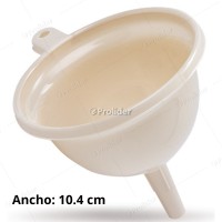Embudo Reyplast Chico Ancho 10.4 cm Altura 10.9 cm