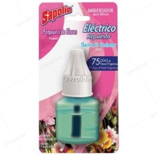 Repuesto Ambientador Aceite Eléctrico Sapolio 40 ml Potpurri de Flores