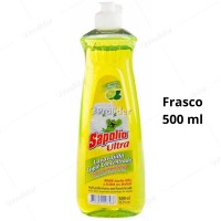 Lavavajilla Liquida Sapolio Frasco 500 ml Limón