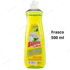 Lavavajilla Liquida Sapolio Frasco 500 ml Limón