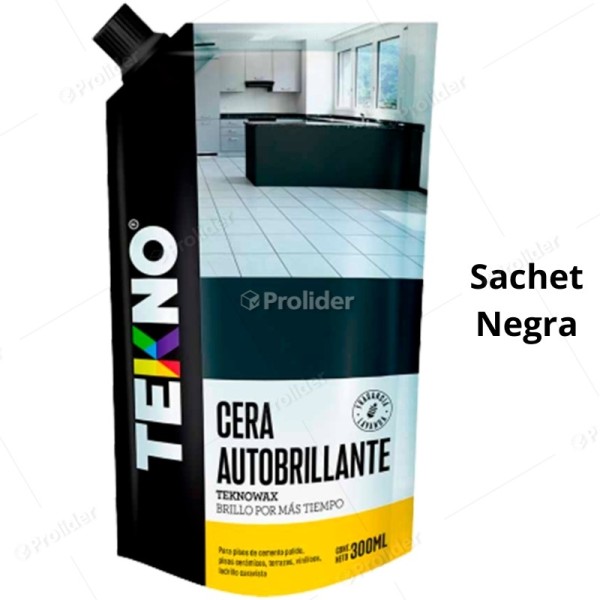 Cera Autobrillante Tekno Sachet 300 ml Negro