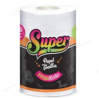 Rollo Papel Toalla Megarollo Super Doble Hoja