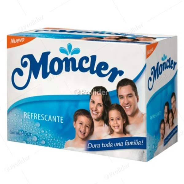 Jabón de Tocador Moncler Antibacterial 145 gr Azul