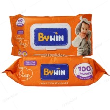 Paños Toallitas Húmedas Bywin Paquete x 100 unidades 40 gr