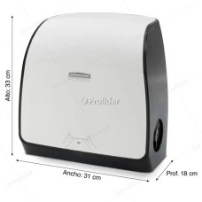 Dispensador Papel Toalla Jumbo Plástico Kimberly Clark Autocorte 200 Metros 30217685