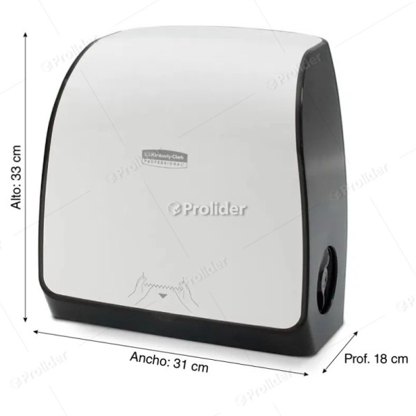 Dispensador Papel Toalla Jumbo Plástico Kimberly Clark Autocorte 200 Metros 30217685