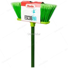 Escoba de Plástico Hude Escobina Ancho 30 cm Verde