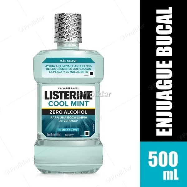 Listerine Cool Mint Frasco 500 ml