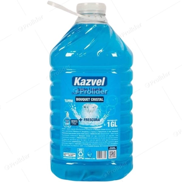 Jabón Líquido Kaz Antibacterial Galón 3.8 Litros Bouquet