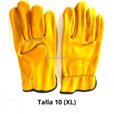 Guantes de Badana Amarillos Genérico Talla 9 (L)