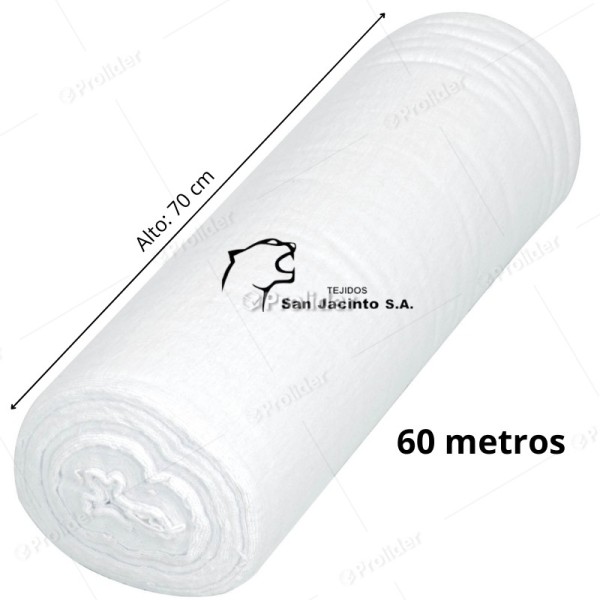 Fardo de Franela San Jacinto 60 Metros Blanco