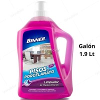 Limpiador de Mantenimiento Pisos de Porcelanato Binner Frasco 1.9 Litros