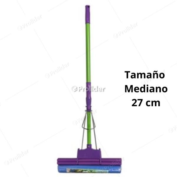 Trapeador Genérico Tipo Rodillo Chico Ancho 27 cm