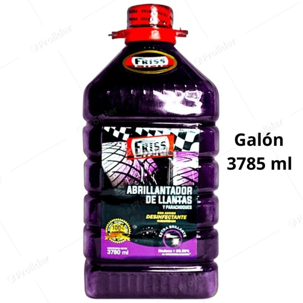 Abrillantador de Llantas Friss Galón 3780 ml