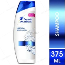 Shampoo Head & Shoulders Frasco 375 ml Limpieza Renovadora