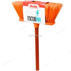 Escoba de Plástico Hude Escobina Ancho 30 cm Naranja