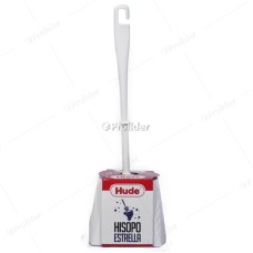 Hisopo para Baño Hude Estrella con Base Blanco