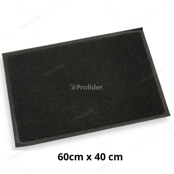 Felpudo para piso sin Logo 60 cm x 40 cm Negro