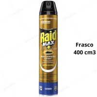 Insecticida En Spray Raid Max Cucarachas Frasco 400 ml
