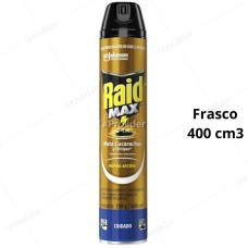 Insecticida En Spray Raid Max Cucarachas Frasco 400 ml