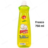 Lavavajilla Liquida Sapolio Frasco 750 ml Limón